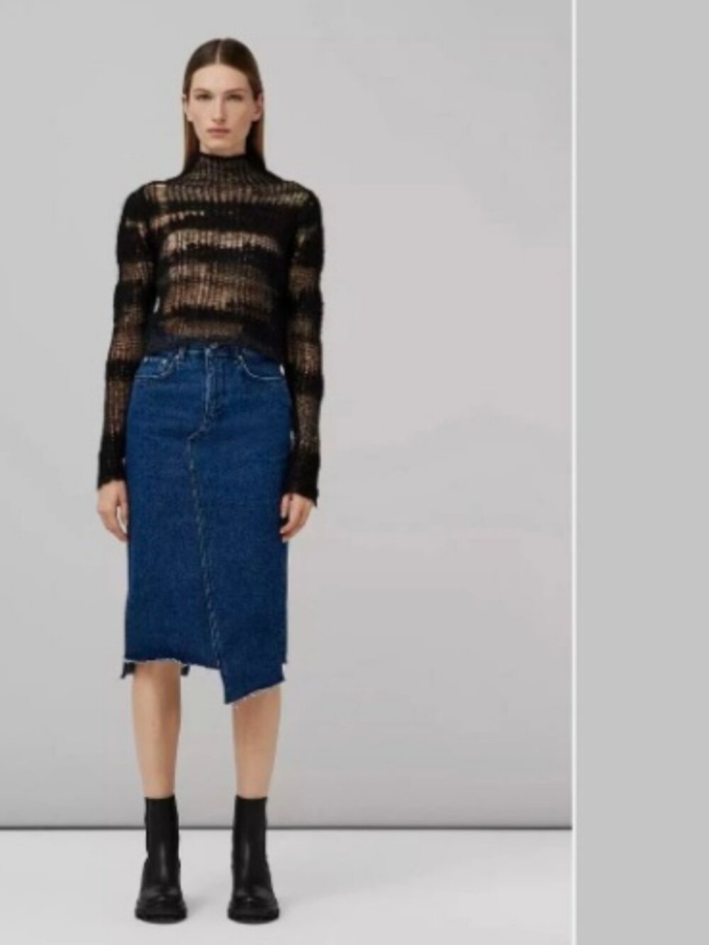 RAG & BONE Sukato Denim Skirt